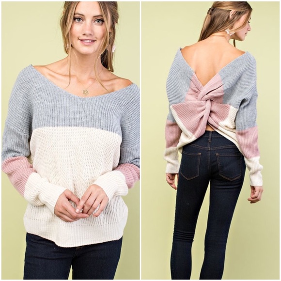 Lowest Price!!  FIRM! ⭐️ Twisted Back Sweater - Picture 4 of 5
